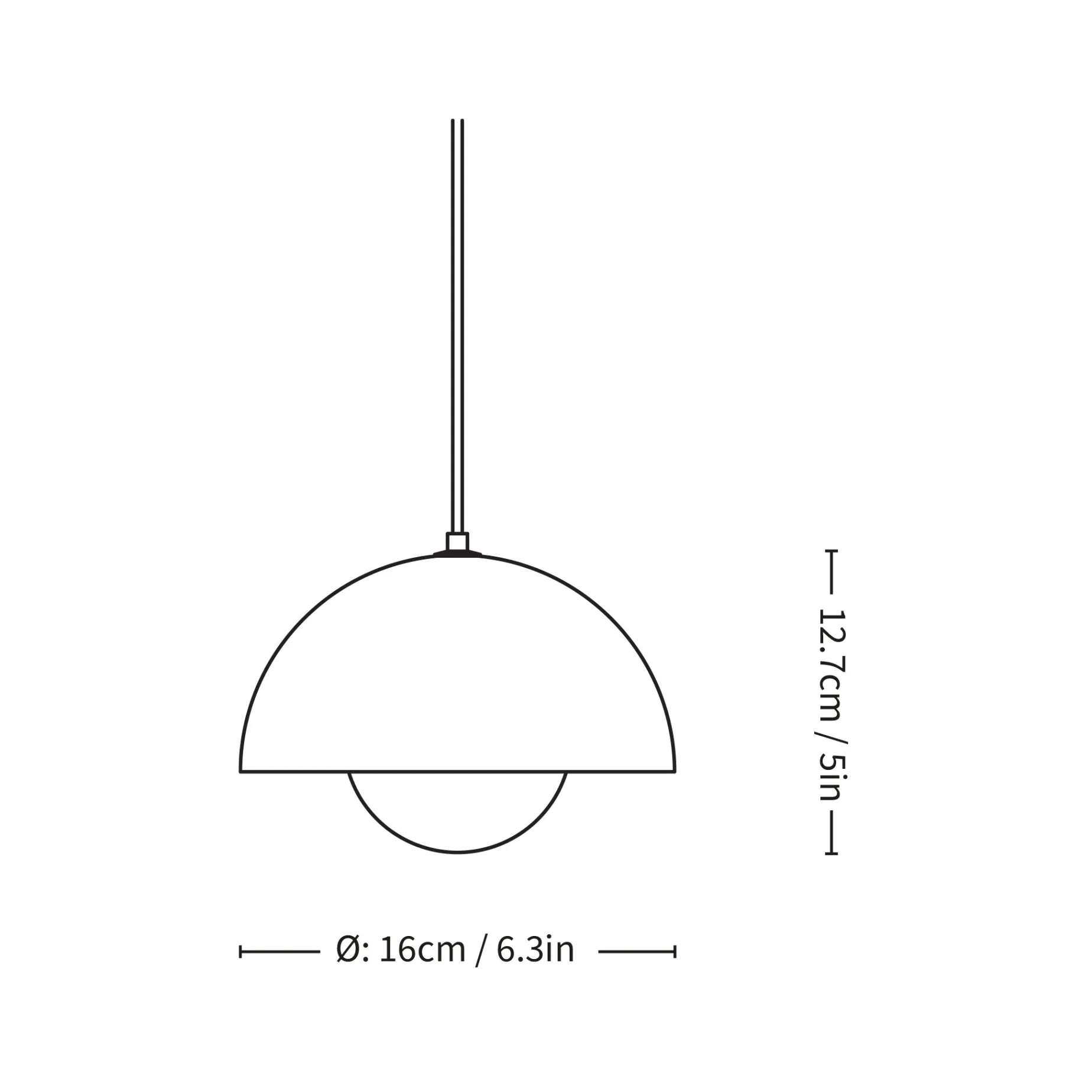 Flowerpot VP10 | pattern black/white