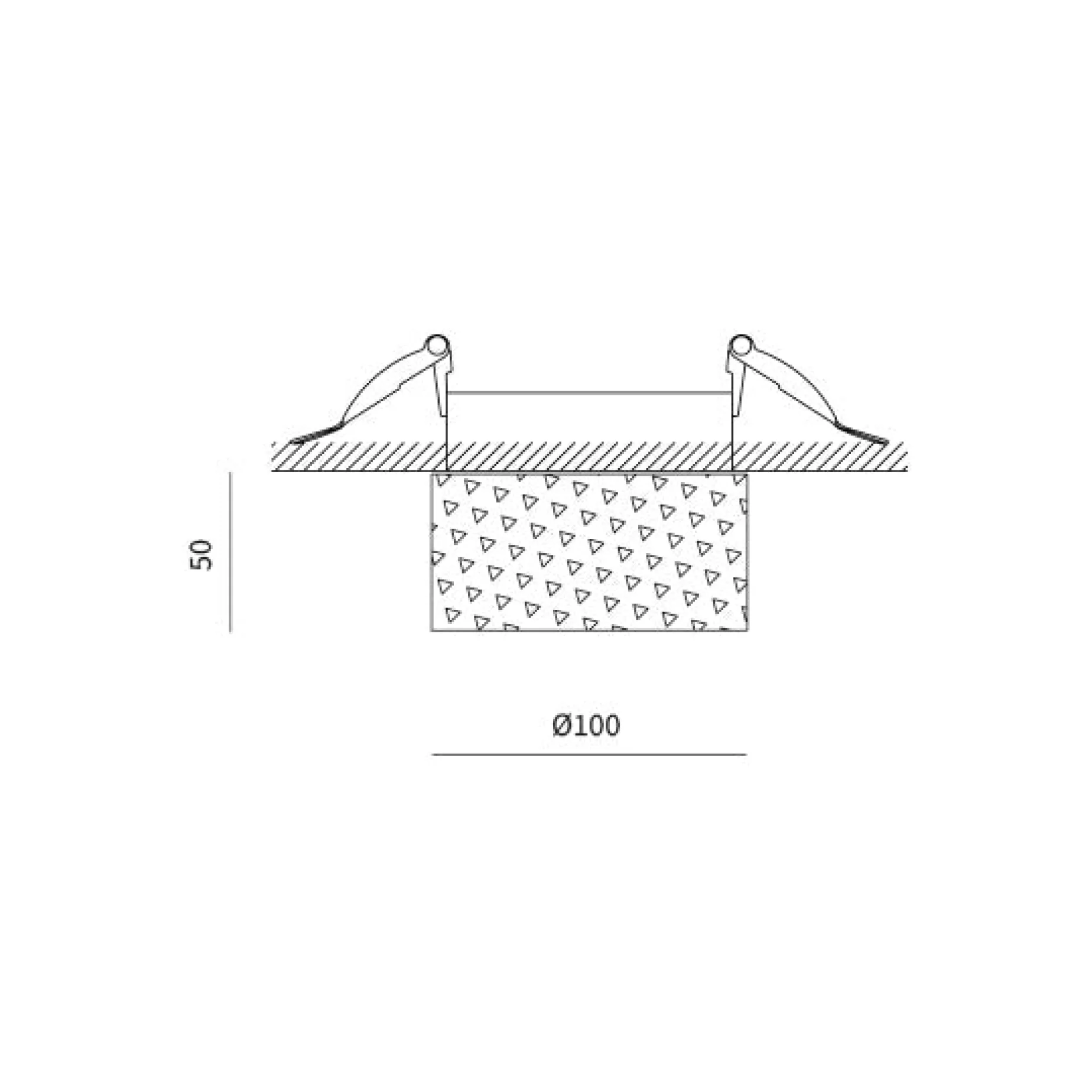 Focus ceiling | nickel