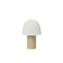 Frill portable lamp | cashmere
