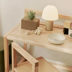 Frill portable lamp | cashmere