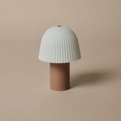 Frill portable lamp | rose