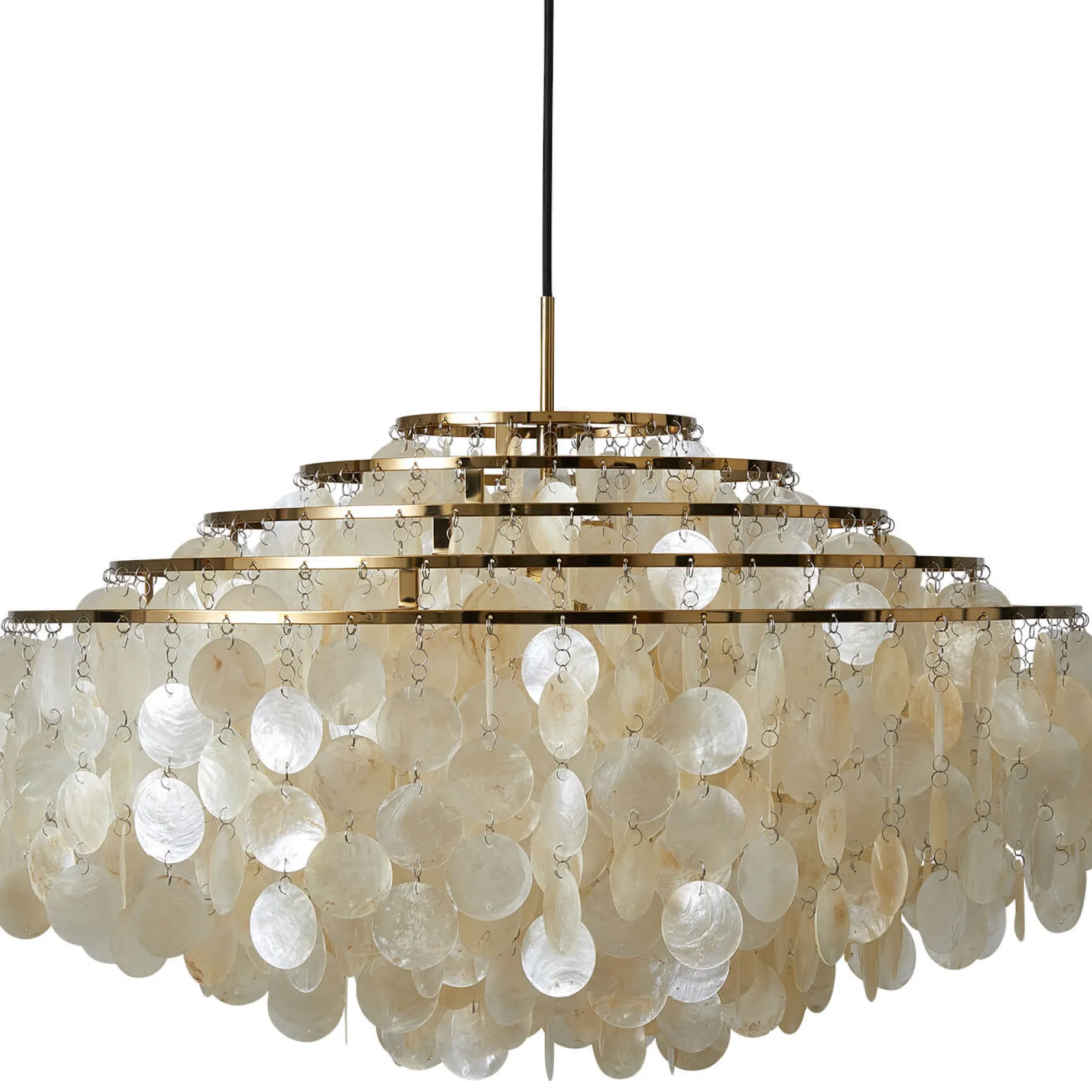Fun chandelier ø27-ø70 | brass
