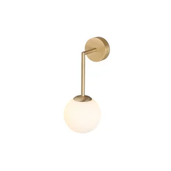 Gala wall IP44 | satin gold