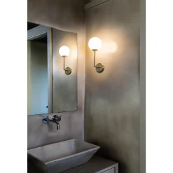 Gala wall IP44 | satin gold