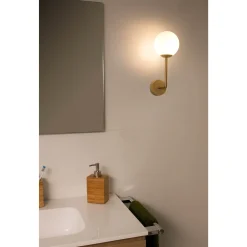 Gala wall IP44 | satin gold