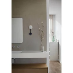 Gala wall IP44 | satin gold