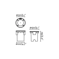 Geiser wallwasher | satin stainless
