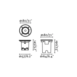 Geiser wallwasher | satin stainless