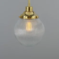 Genoa prismatic glass 5-8-13-21 light | polished brass