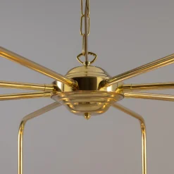 Genoa prismatic glass 5-8-13-21 light | antique silver