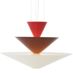 Gio pendant | Signal Green, Deep Blue & Ecru White