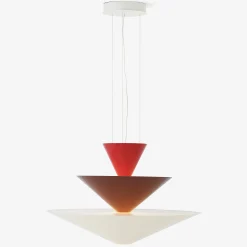 Gio pendant | Signal Green, Deep Blue & Ecru White