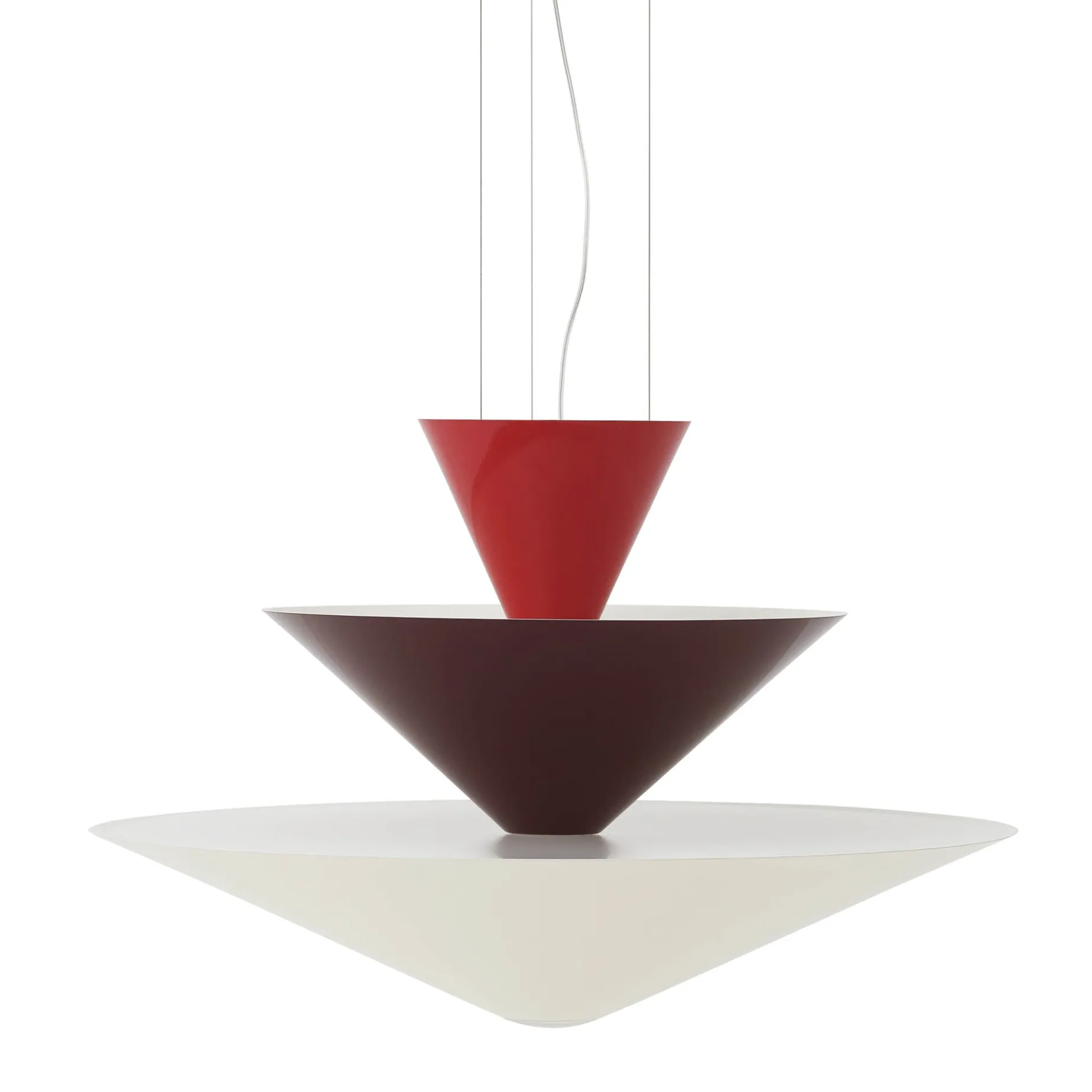 Gio pendant | Signal Green, Deep Blue & Ecru White