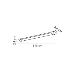 Glendale batten 60-120 | white