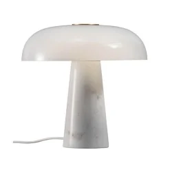 Glossy T | white marble