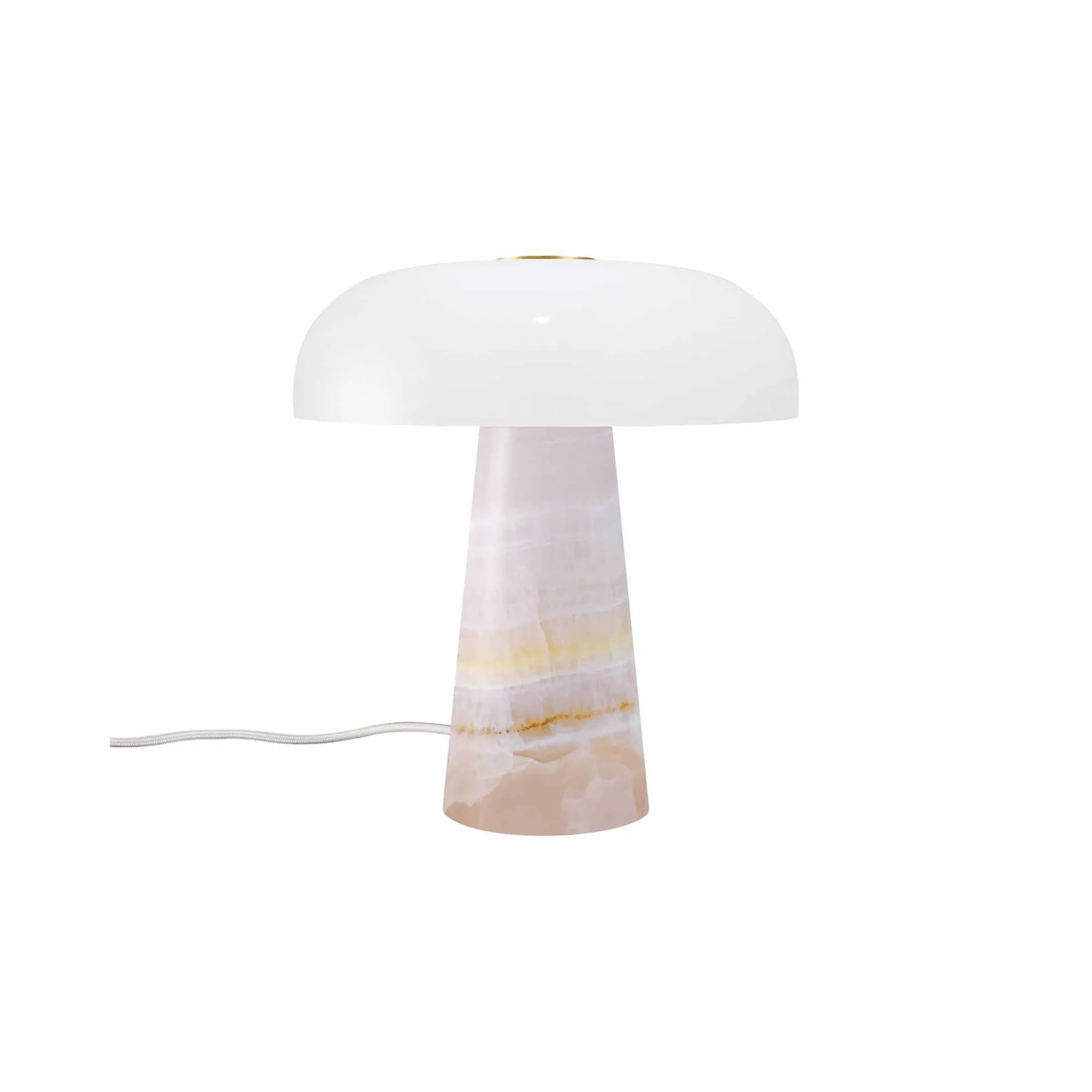 Glossy table mini | beige marble
