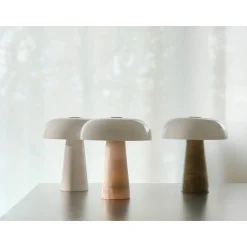 Glossy table mini | beige marble