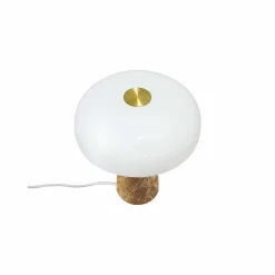 Glossy table mini | beige marble