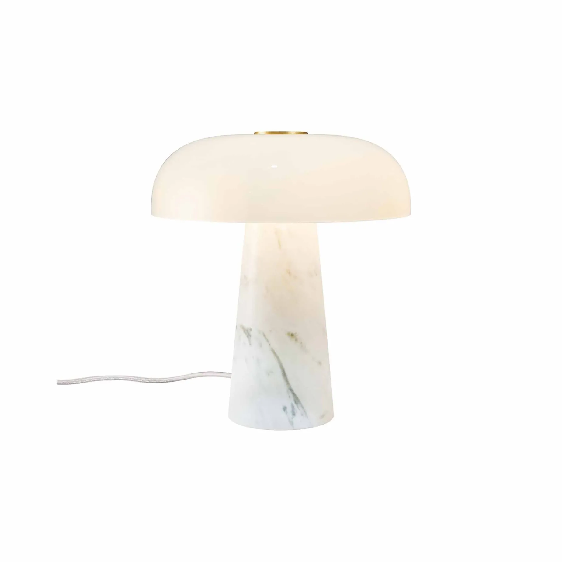 Glossy table mini | beige marble