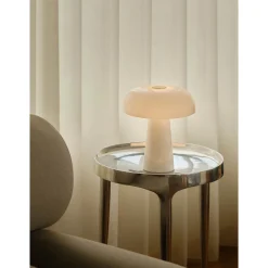 Glossy table mini | white marble