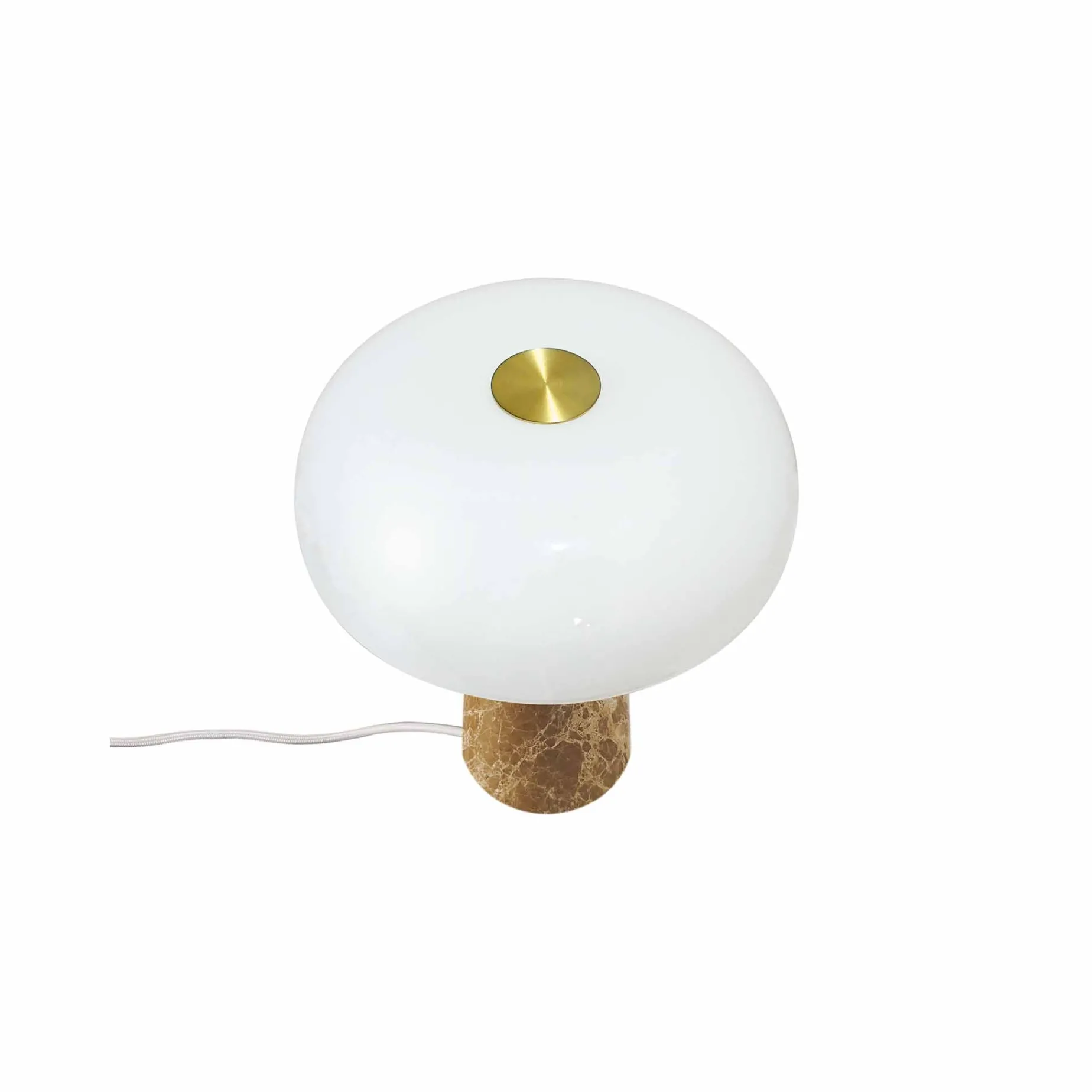 Glossy table mini | white marble