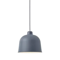 Grain pendant | bamboo fibers blue grey