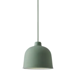 Grain pendant | bamboo fibers dusty green