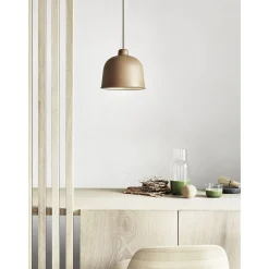 Grain pendant | bamboo fibers grey