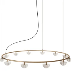 Hado chandelier 8-10-12 | aged gold