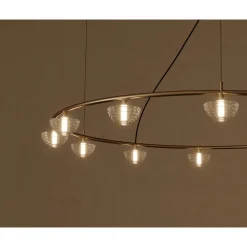 Hado chandelier 8-10-12 | aged gold