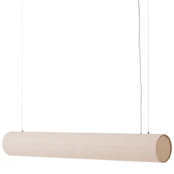 Hashira linear pendant | raw linen