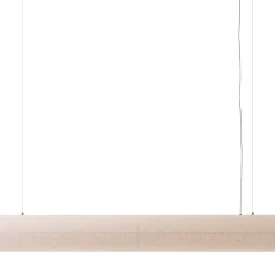 Hashira linear pendant | raw linen