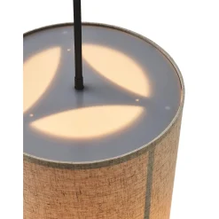 Hashira pendant ⌀18 | raw linen