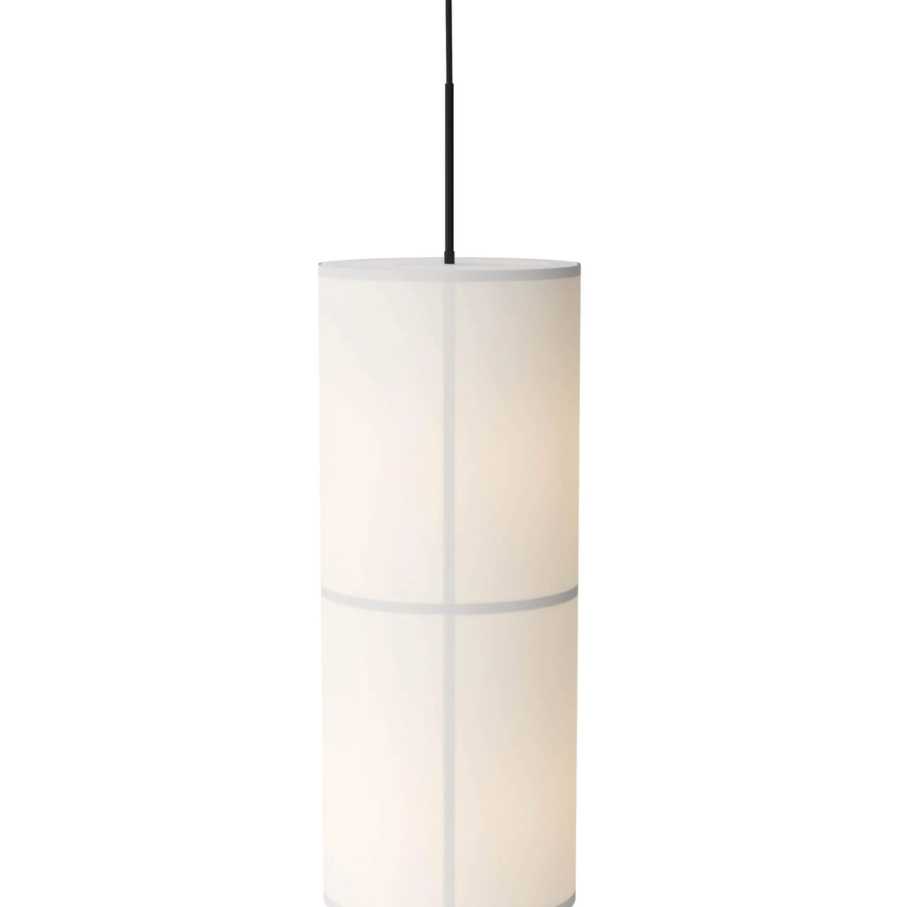 Hashira pendant ⌀30 | white linen