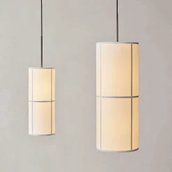 Hashira pendant ⌀30 | white linen