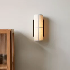 Hashira wall | raw linen