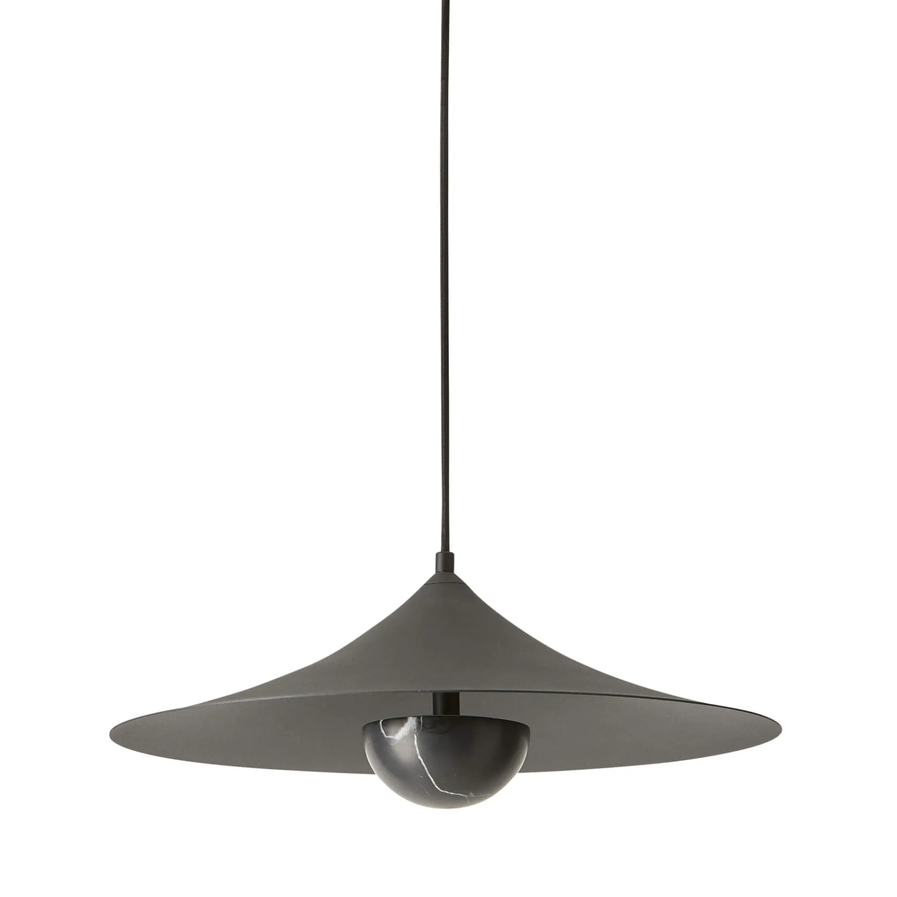 Hat ⌀40 pendant | matt black