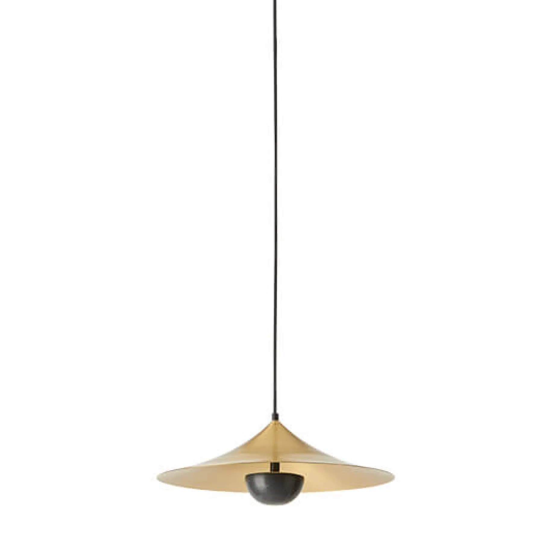 Hat ⌀40 pendant | matt black