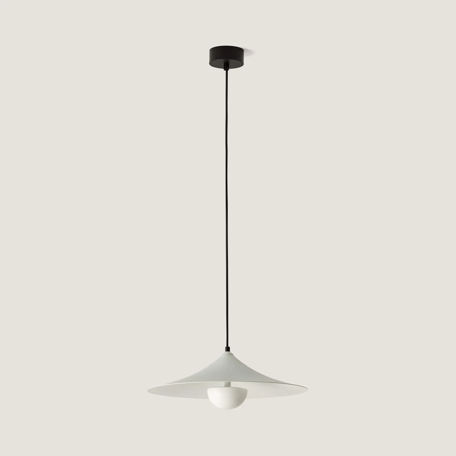 Hat ⌀40 pendant | matt white