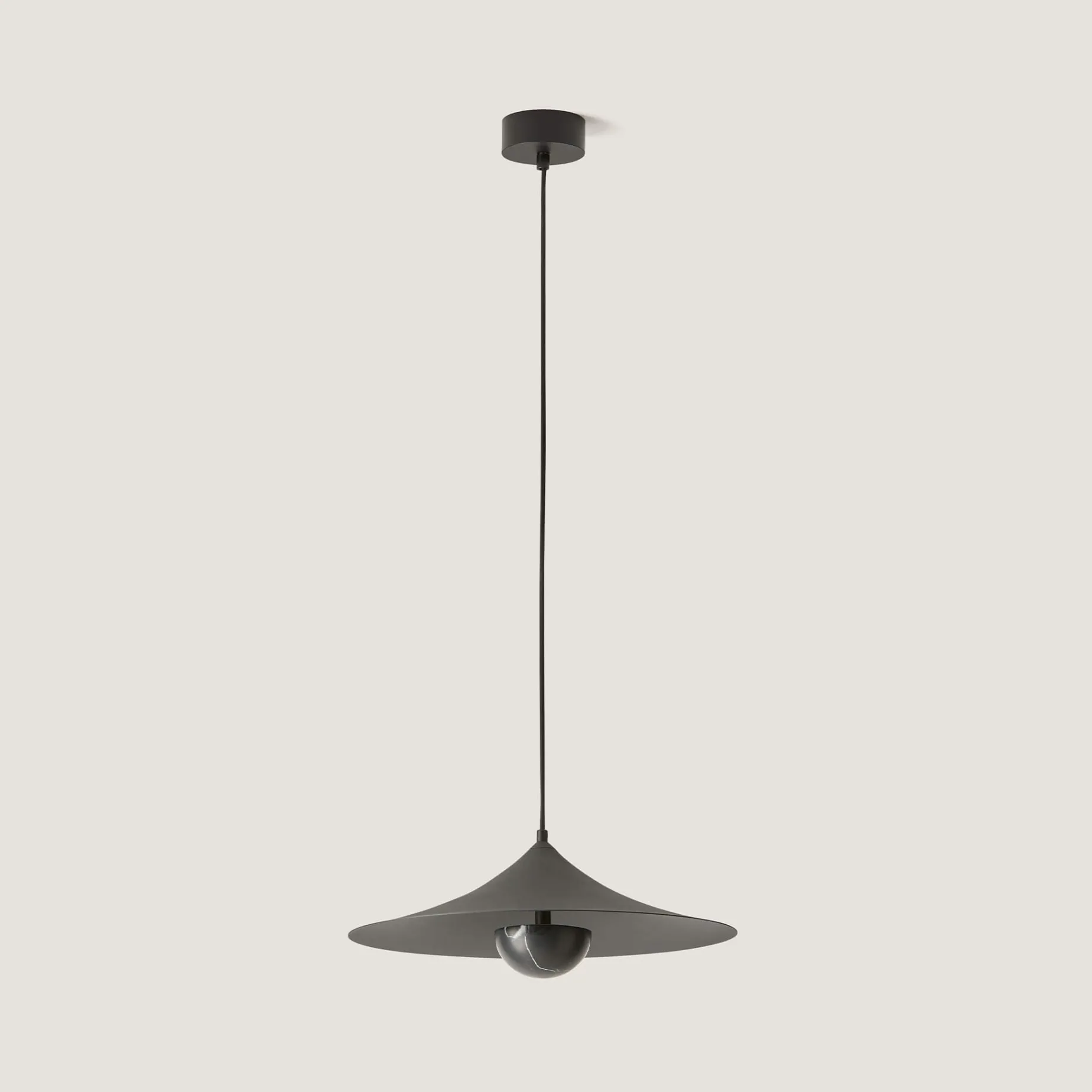 Hat ⌀40 pendant | matt white