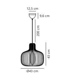 Hazo pendant ⌀43 | nature