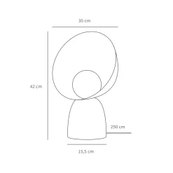 Hello table | black