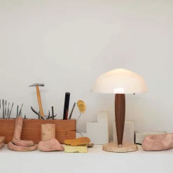 Herman SHY3 | walnut & cream marble