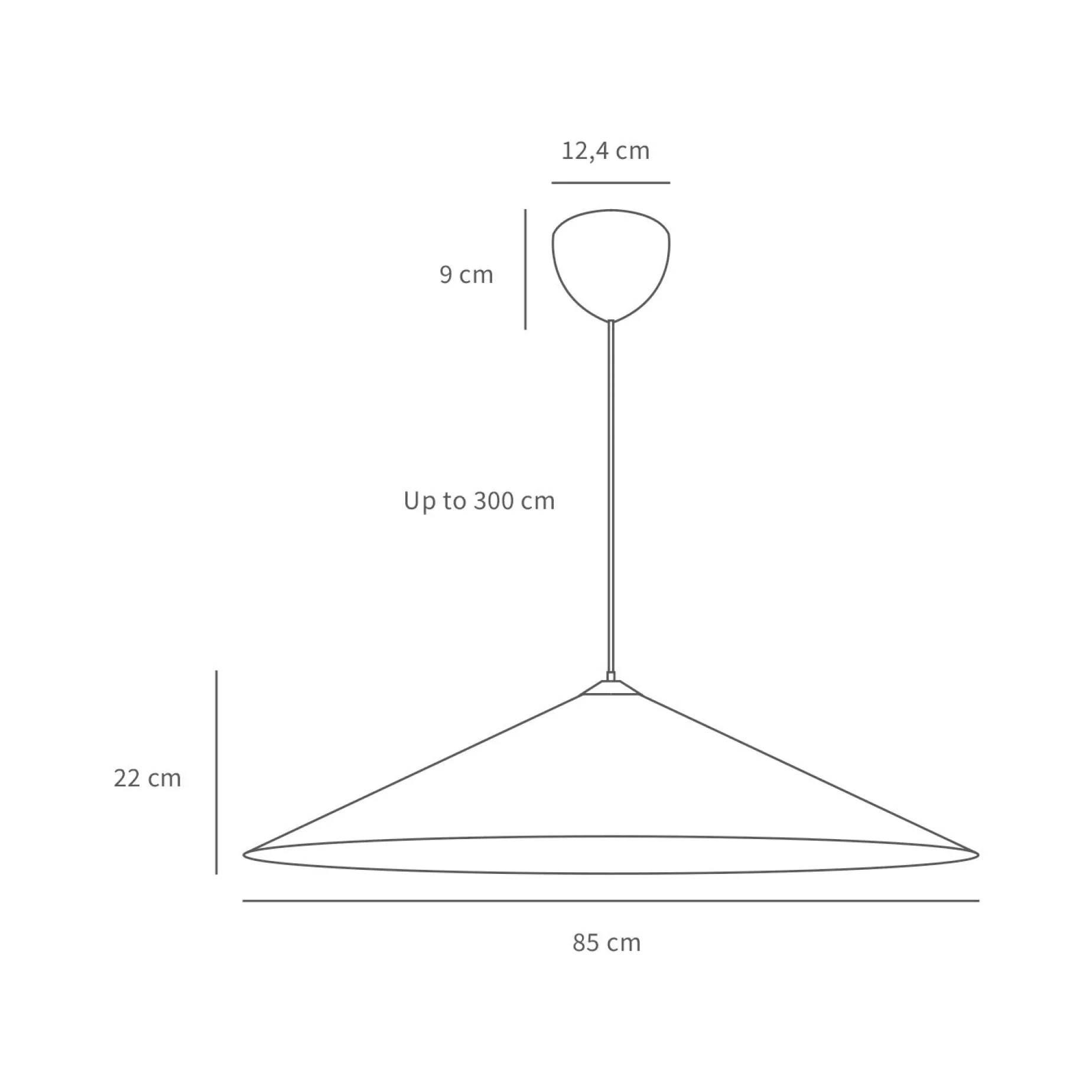 Hill 55 pendant | white tyvek