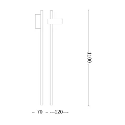Hub garden H74-100cm | anthracite