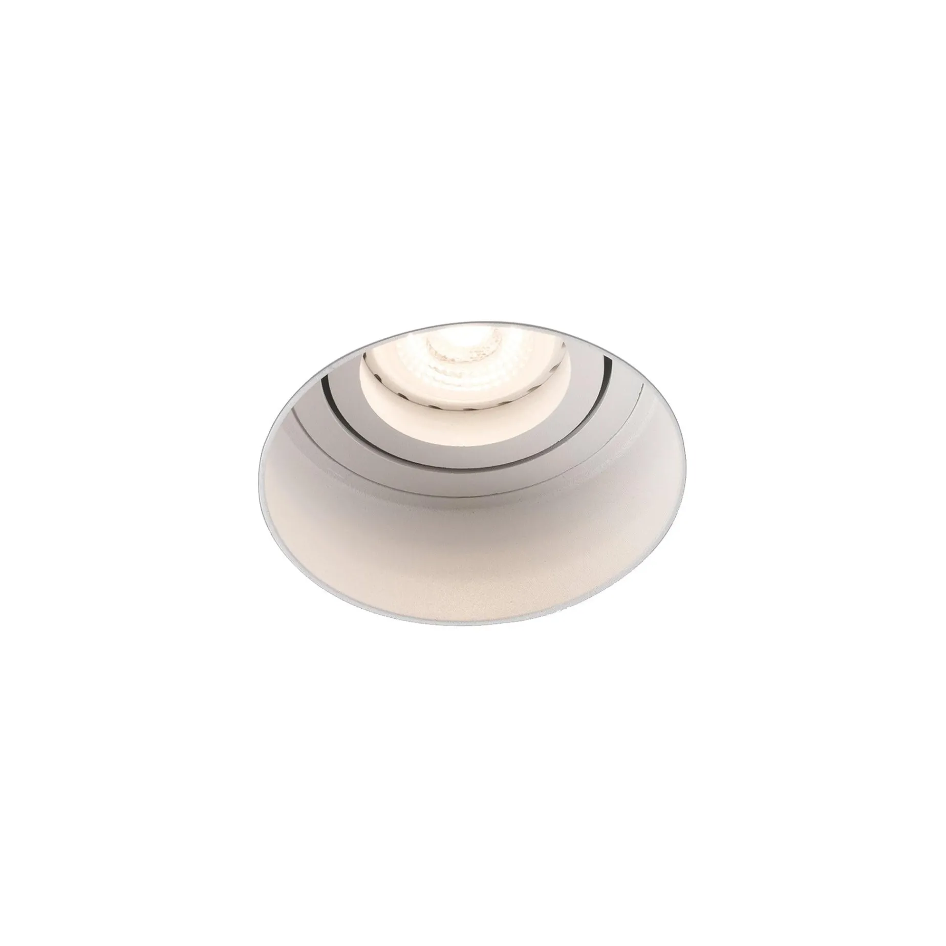 Hyde round trimless dir | white