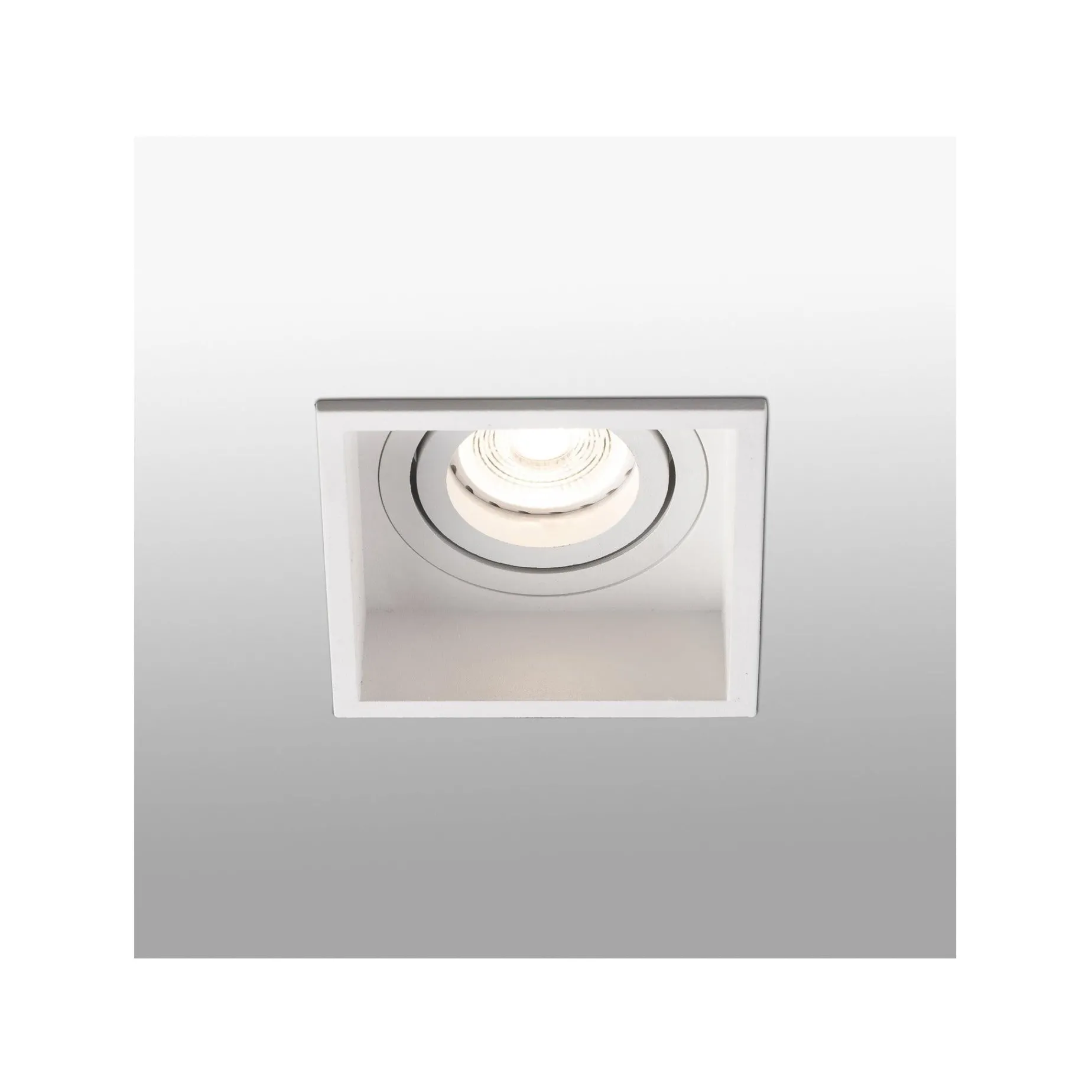 Hyde round trimless dir | white
