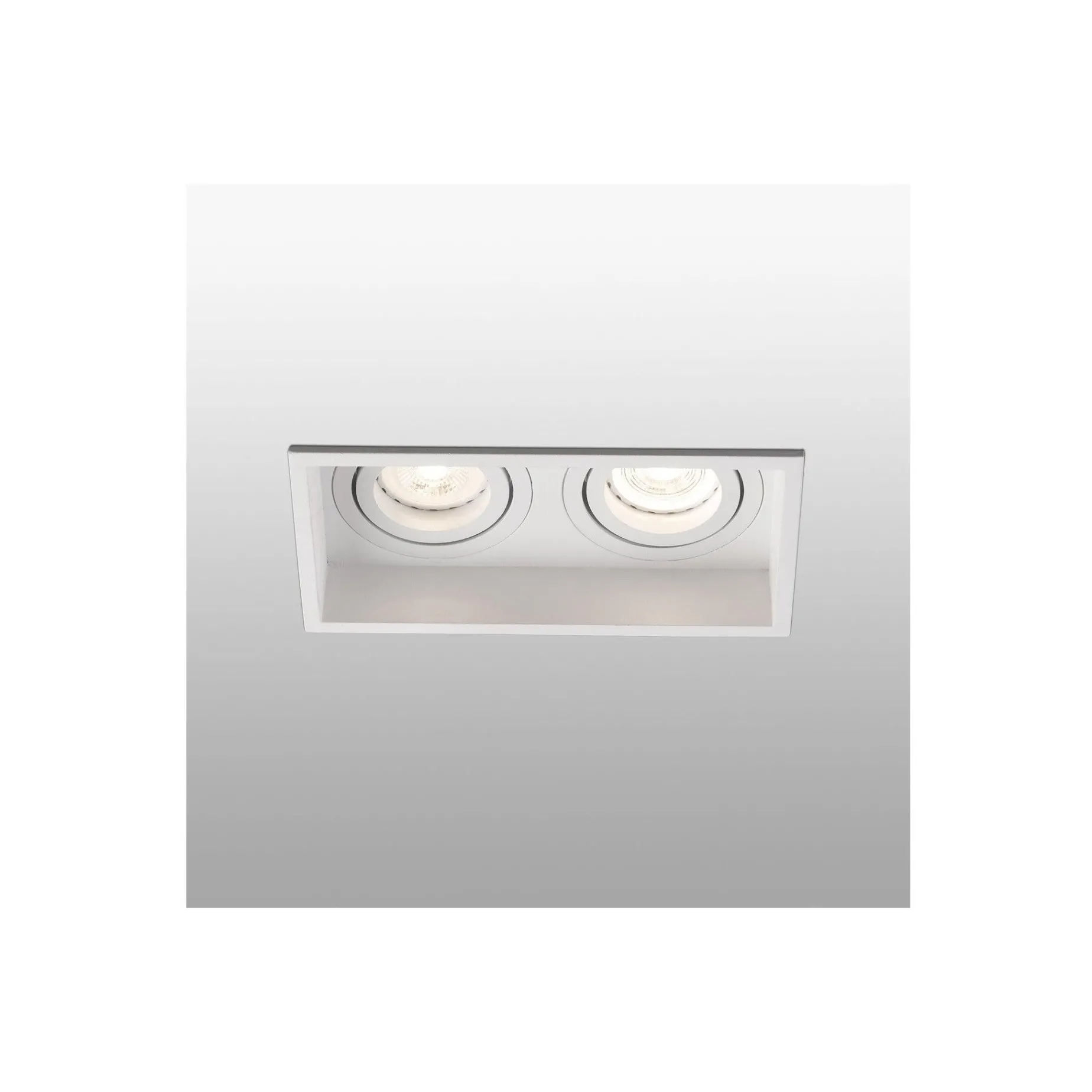 Hyde round trimless dir | white