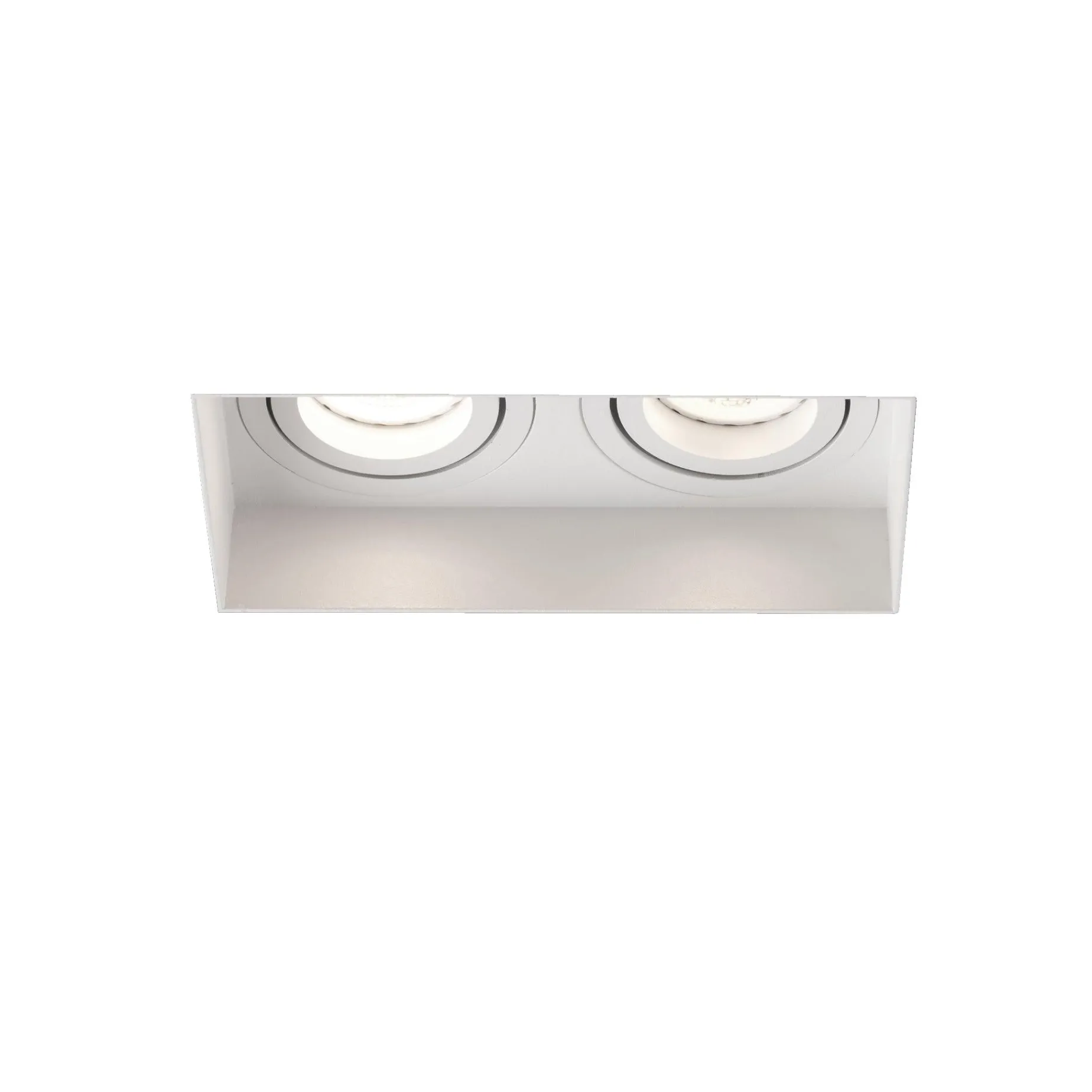 Hyde round trimless dir | white