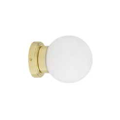 Jordan globe IP65 | polished brass